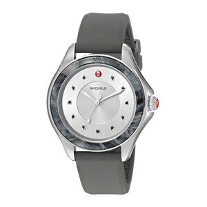 Michele Cape Grey Mist Topaz Dial Women's Watch -  MWW27A000031 - NEEDS BATTERY